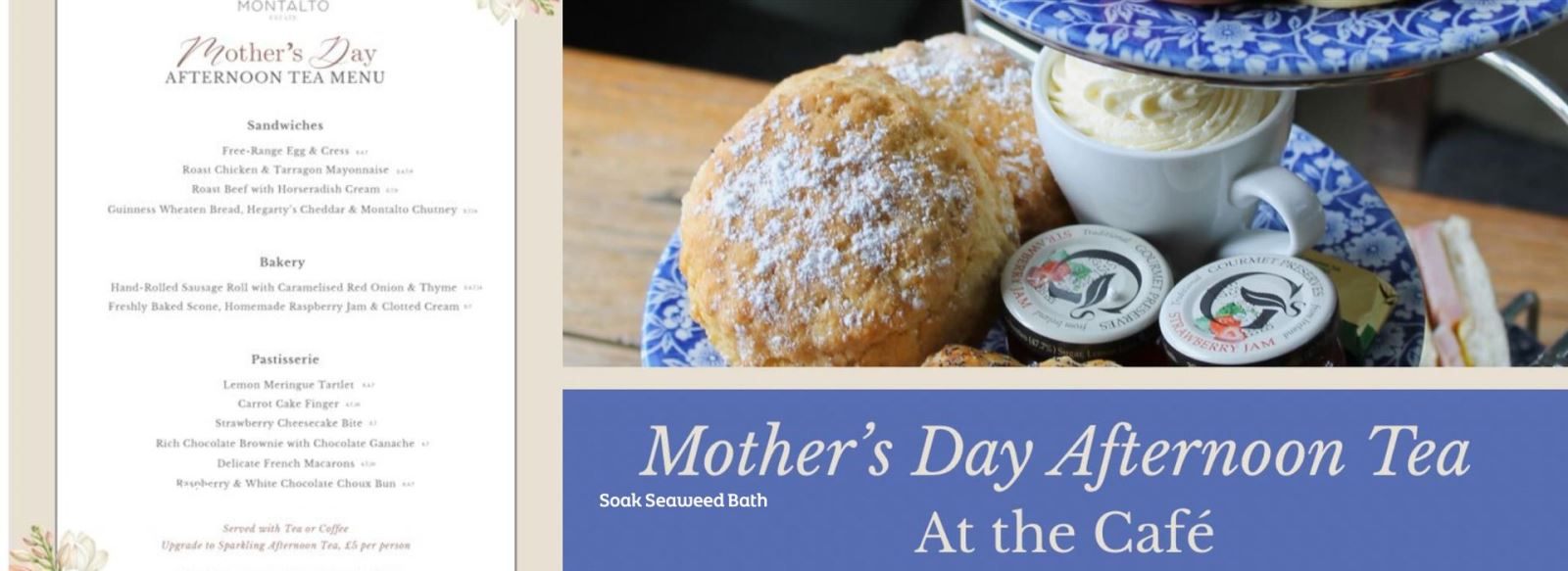 Mother's Day Afternoon Tea at Montalto Estate, Ballynahinch